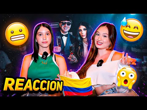 COLOMBIANAS REACCIONAN A REGGAETON CHAMPAGNE - Bellakath ft Dani Flow (Video Oficial)