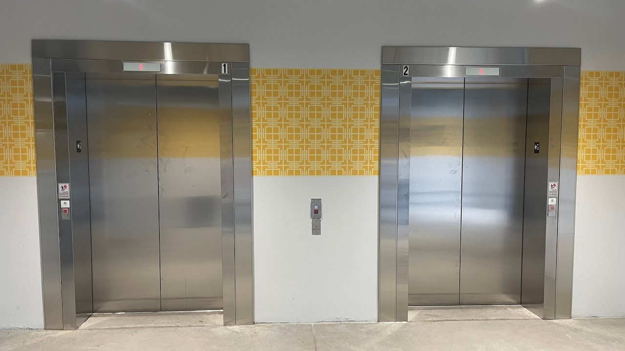 BRAND NEW Scenic Schindler 5500 Elevators at Bakery Square North Garage, Larimer, PA