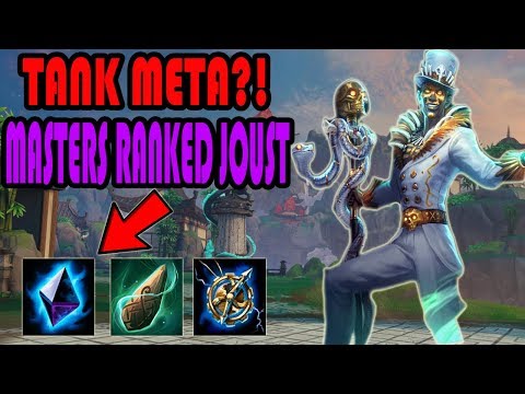 ARE TANK TEAMS TOO MUCH PRESSURE?! Masters Ranked Joust- SMITE