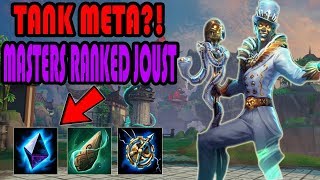 ARE TANK TEAMS TOO MUCH PRESSURE?! Masters Ranked Joust- SMITE