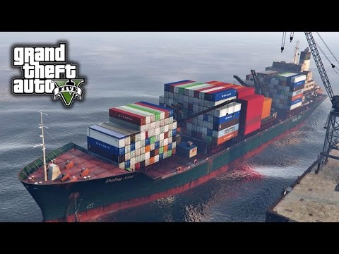 GTA V E50 - Cargo Ship | Mod Showcase