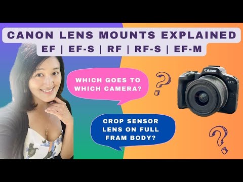 Canon Lens Mount Explained: EF, EF-S, RF, RF-S and EF-M. Crop sensor lens on full frame body?