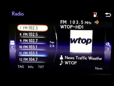 How to Operate Lexus Radio With Voice Commands