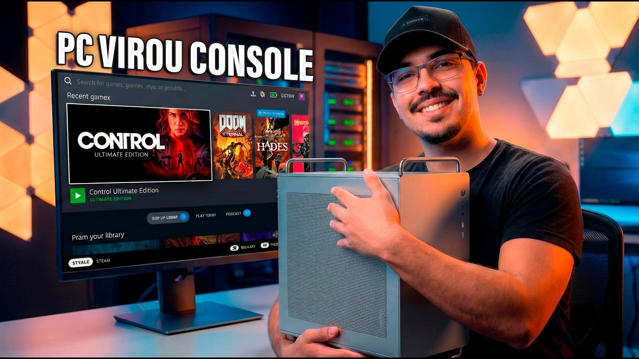 TRANSFORME SEU PC EM CONSOLE! 🎮 Instalação do SteamOS (Bazzite)