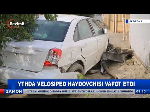 YTHda velosiped haydovchisi vafot etdi
