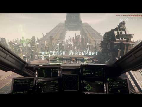 Star Citizen PU 3.3.6 - Landing on Lorville