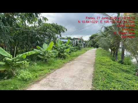 Bán đất thổ 462m2, sát QL.62, view kênh, SHR, đường ô tô, Thạnh Hóa, Long An