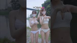 美女が水着で＃shorts