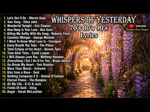 Romantic Love Songs Playlist 💖 The Best 70s 80s 90s Hits for Every Love Story