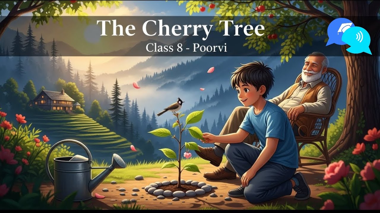 The Cherry Tree Class 8 | The Cherry Tree by Ruskin Bond | The Cherry Tree Unit 4