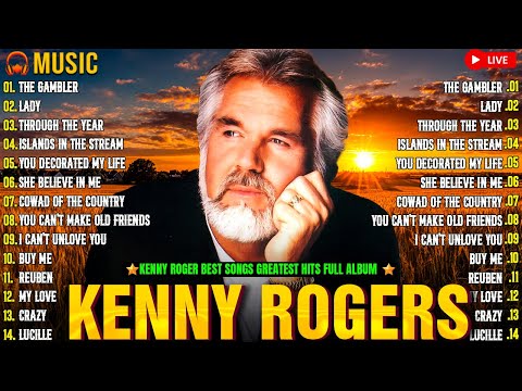Kenny Rogers Greatest Hits Mix Full Album🔥Songs That Bring Back a Lifetime of Memories🤠The Gambler