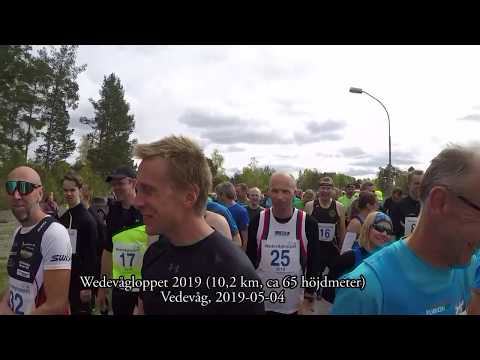 Wedevågloppet 2019 - 10,2 km (Löparperspektiv)