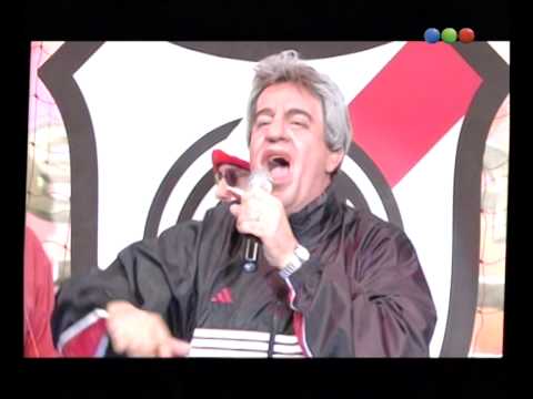 "River Campeón 2000", El Tolo Gallego canta - Videomatch
