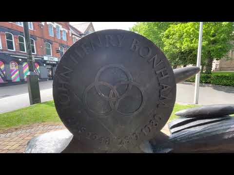 John Bonham. Birth House, Memorial & Grave.