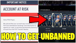 How To Get UNBANNED From The TRANSFER MARKET in FIFA 23! (Updated)