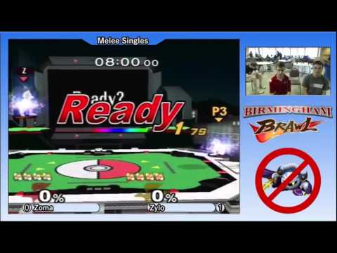 Birmingham Brawl 2 Melee Singles - Zoma (Blue Fox) vs. Zylo (Red Fox)