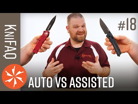 KnifeCenter FAQ #18: Autos Vs Assisted Knives + Benchmade Bugout VS Bailout, Stabilized Woods, More!