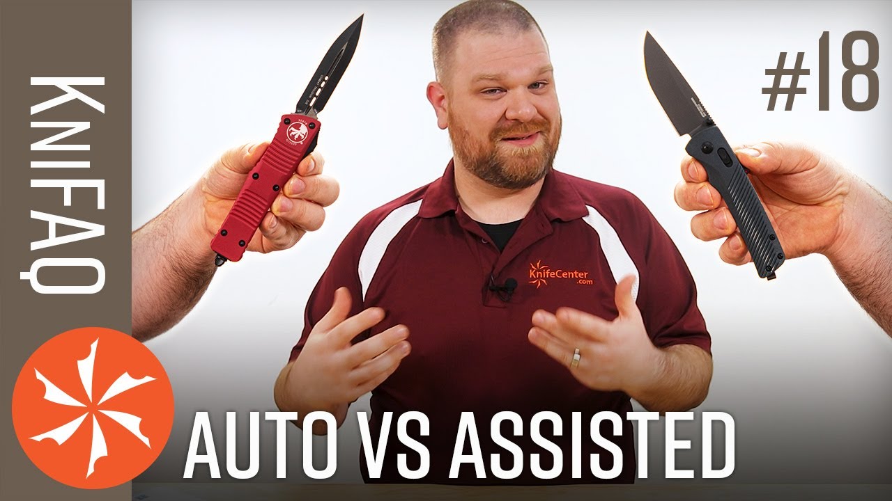 KnifeCenter FAQ #18: Autos Vs Assisted Knives + Benchmade Bugout VS Bailout, Stabilized Woods, More!