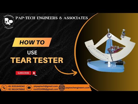 Paptech Paper Lab Tear Resistance Tester