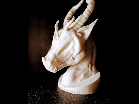 VR Sculpting and 3D Printing a Dragon