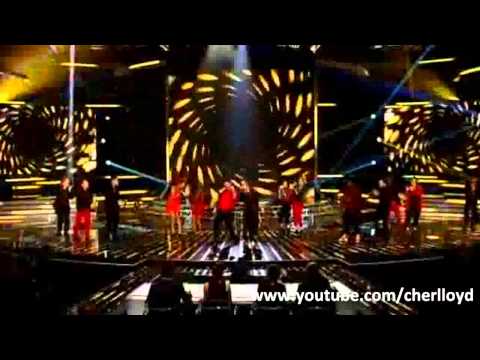 X Factor Final 14 sing "Telephone" by Lady GaGa X Factor 2010 Results Show 2 HQ/HD