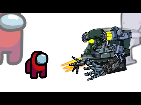 Mini Crewmate Kills Skibidi Toilet Characters - Part 11 | Among Us