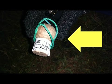 🔴ВЗОРВАЛИ миномет НОЧЬЮ💥ЗАПУСК салютов НОЧЬЮ💣Тест и проверка на мощность МИНОМЕТА