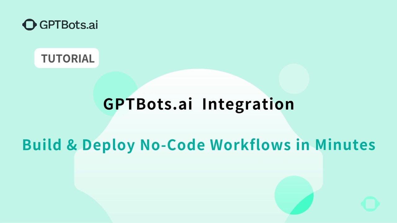 Build & Deploy No-Code Workflows in Minutes