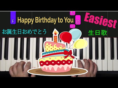 Patty Hill Mildred J Hill 生日歌 附有手指位 By Ms Kamkam Sheet Music