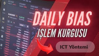ICT Daily Bias Nasıl Belirlenir? | Smart Money  Stratejisi !