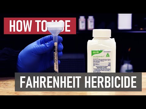 How to Use Fahrenheit Herbicide