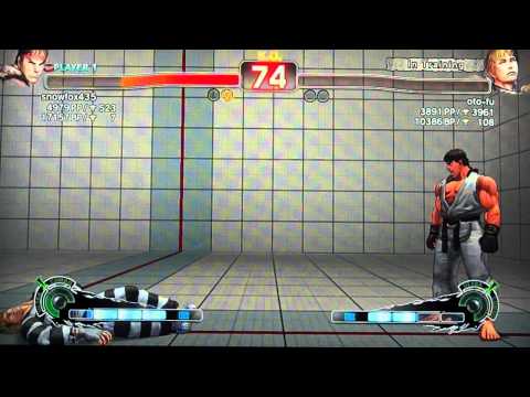 SSF4 AE 2012: snowfox435 (Ryu) vs oto-fu (Cody)