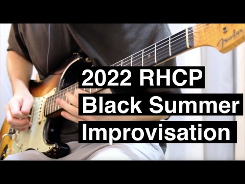 what if frusciante plays Black Summer Guitar Solo in 2022 Live