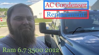 A/C Condenser Replacement (Landscape at 2:24)- Ram 3500 6.7 Cummins
