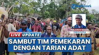 Suasana Meriah Penyambutan Tim Pemekaran CDOB Kabupaten Benawa, Kental Nuansa Adat