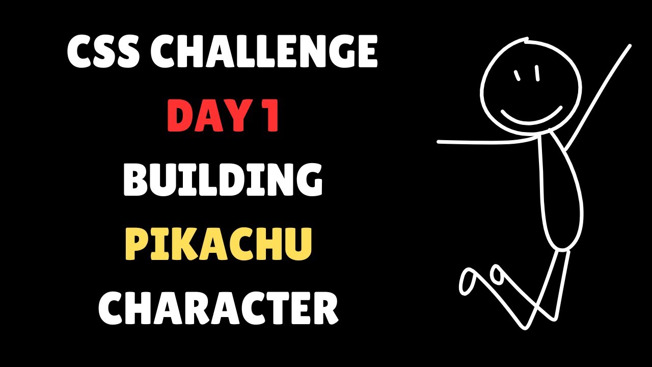 CSS Art Challenge Day 1 | I Created Pikachu Using Only HTML & CSS!