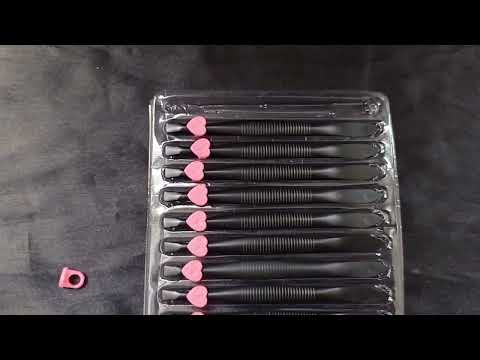 CARTELA PINÇA RETA PRETA COM 12 UN