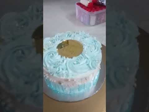 ###boy favourite colour cake ## sky colour