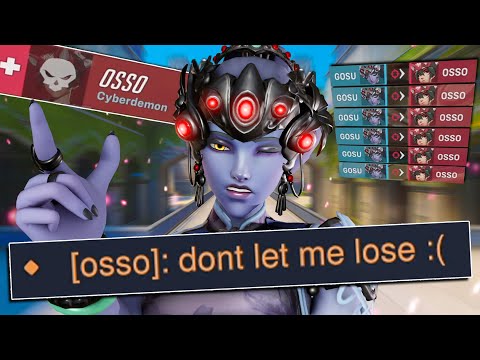 I faced my friend in competitive and kept killing him with Widowmaker - Overwatch 2