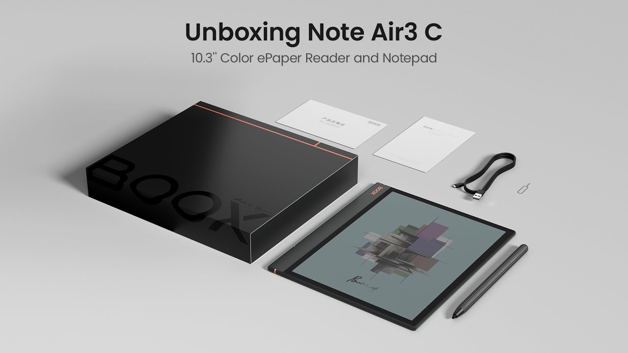 BOOX Note Air3 C Official Unboxing