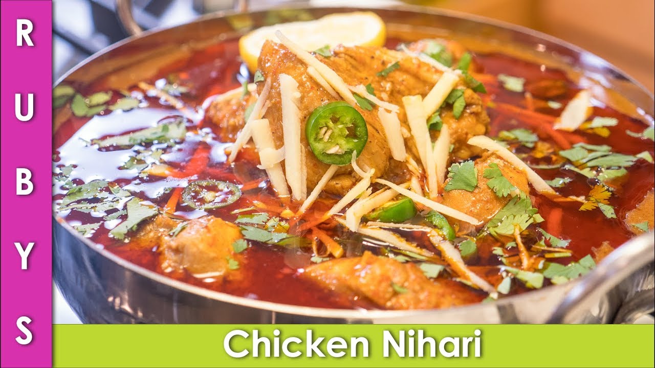 Chicken Nihari Easy and Healthy Recipe with Homemade Spices in Urdu Hindi - RKK