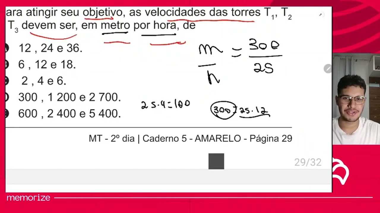 Resolução em Vídeo — Questão 171 ENEM 2017