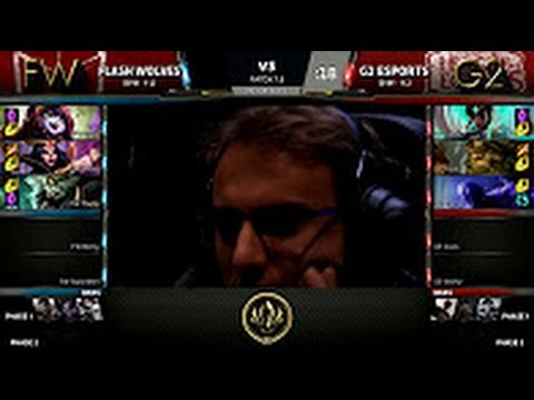 FW vs G2 ll 11- 5 - 2017 MSI (Bo1) (Day 1)   Flash Wolves vs G2 Esports