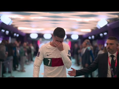 Cristiano Ronaldo leaves the World Cup in tears 🥺💔 | Marokko - Portugal