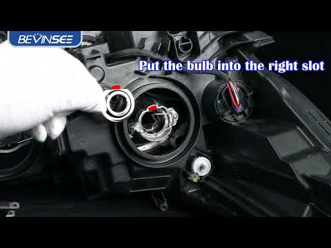 How to install your V55 H7 LED Headlight Bulb?