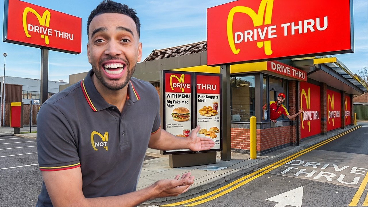 I Opened A FAKE McDonalds Drive Thru