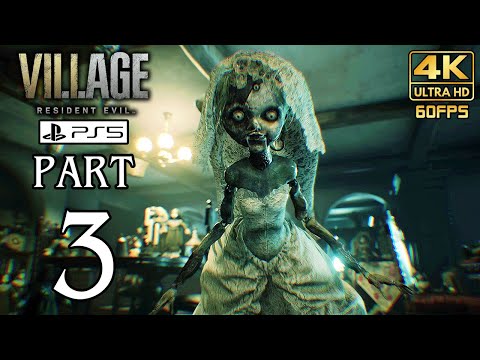 Resident Evil 8 VILLAGE (PS5) Walkthrough PART 3 Gameplay No Commentary @ 4K 60ᶠᵖˢ ✔