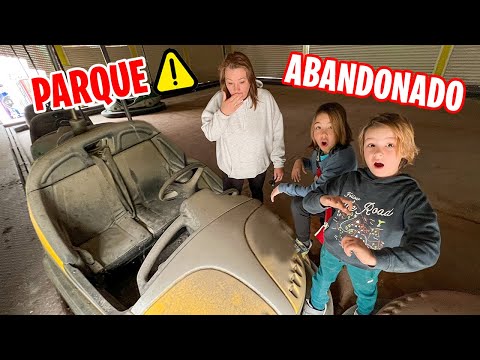 EXPLORAMOS un PARQUE de ATRACCIONES ABANDONADO en FAMILIA ¡4 años de abandono!