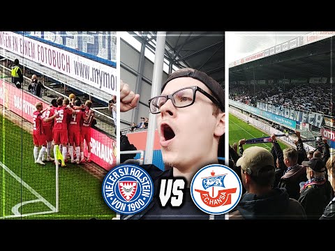 IMPORTANT AWAY WIN STADIUM VLOG: Kiel - Hansa Rostock 0:2 | Verhoek brace | Stadium Vlog