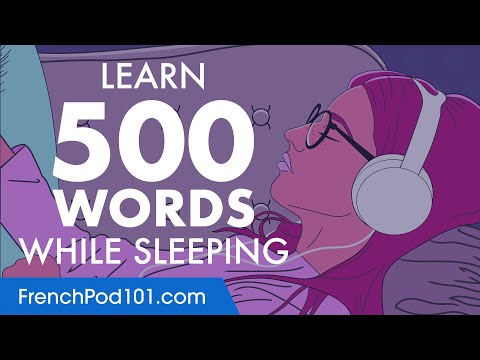 French Conversation: Learn while you Sleep with 500 words